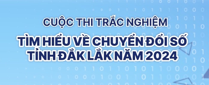 Thể lệ cuộc thi trắc nghiệm tìm hiểu về chuyển đổi số năm 2024